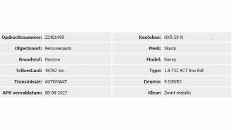 Uttjänta bilar auto Skoda Kamiq Kamiq, SUV, 2019 1.5 TSI 16V 2021/5