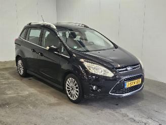krockskadad bil auto Ford Grand C-Max 1.0 Ti-VCT EcoBoost 12V 125 MPV  Benzine 998cc 92kW (125pk) FWD 2013/12