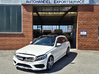 damaged passenger cars Mercedes C-klasse C 300 BlueTec Hybrid, 150KW, Climatecontrol 2015/6