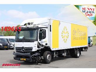 danneggiata veicoli industriali Mercedes Antos 2124 Koffer 8.60 Meter!! LBW Euro 6 2017/11