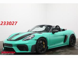 Vaurioauto  passenger cars Porsche 718 Spyder RS Weissach PCCB Chrono Lift PTS 227 Lightergreen 2024/3