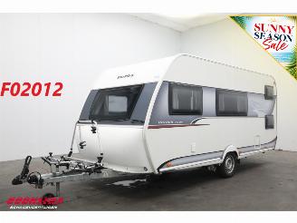 krockskadad bil caravan Hobby  470 KMF Mover Stapelbed Dwarsbed 2015/6