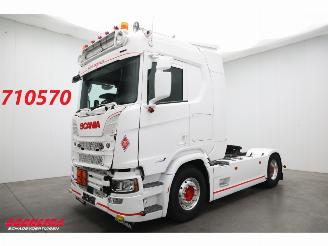 krockskadad bil vrachtwagen Scania 460 R Full Air ACC Alcoa PTO Retarder ADR Leder Navi 237.133 km! 2023/9