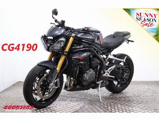 krockskadad bil motor Triumph Speed Triple 1200 RS ABS LED SC Project Cruise Heizgriffe 2.983 km! 2025/3