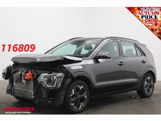 krockskadad bil auto Kia e-Niro DynamicLine 64.8 kWh Camera LED Clima Apple/Android Navi 2024/7