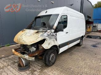 Vrakbiler auto Mercedes Sprinter Sprinter 3,5t (907.6/910.6), Van, 2018 315 CDI 2.0 D RWD 2024/12