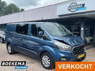 krockskadad bil auto Ford Transit Custom 320 2.0 TDCI L2 Limited DC 5-Persoons Clima Camera 2x Schuif 2018/5