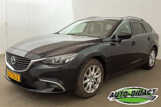 Schadeauto Mazda 6 2.2D Motorschade Leder Navi Clima SkyActiv-D 150 Skylease GT 2015/9