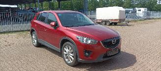 damaged passenger cars Mazda CX-5 2.2-Diesel 4x4 Leder Navi Xenon Bose-sound Climatecontrol 19-inch velgen CruiseControl Stoelverwarming Lichtautomaat Privacyglas keyless Entry trekhaak 2014/7