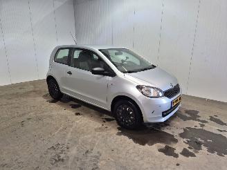 krockskadad bil auto Skoda Citigo 1.0 12V Hatchback  Benzine 999cc 44kW (60pk) FWD 2012/10